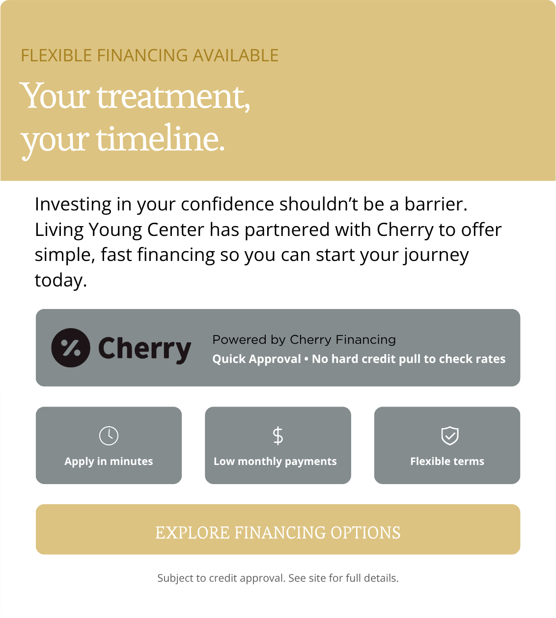 Explore Financing Options